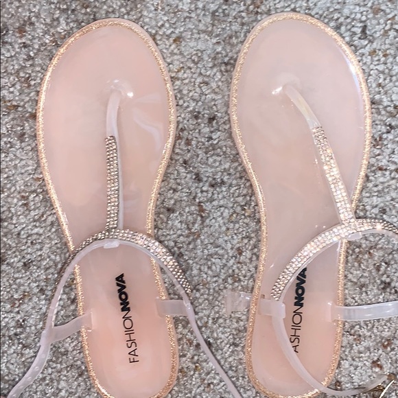 fashion nova jelly sandals